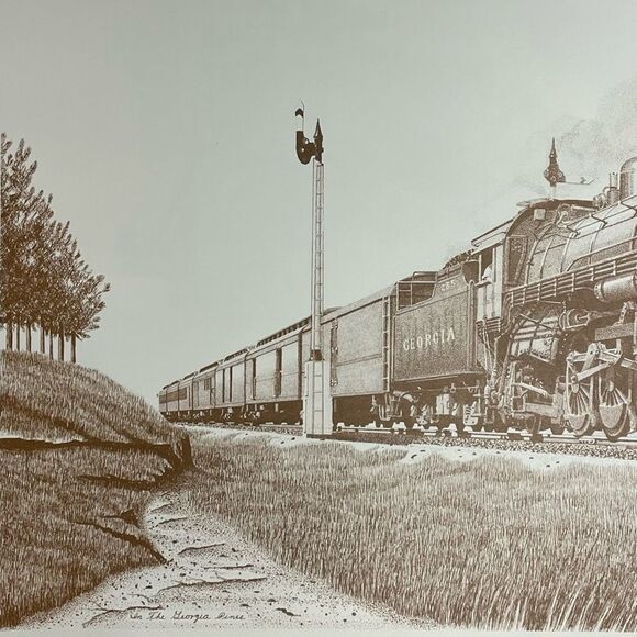 Georgia #255 | In The Georgia Pine Train Prints - Picture 2 of 5
